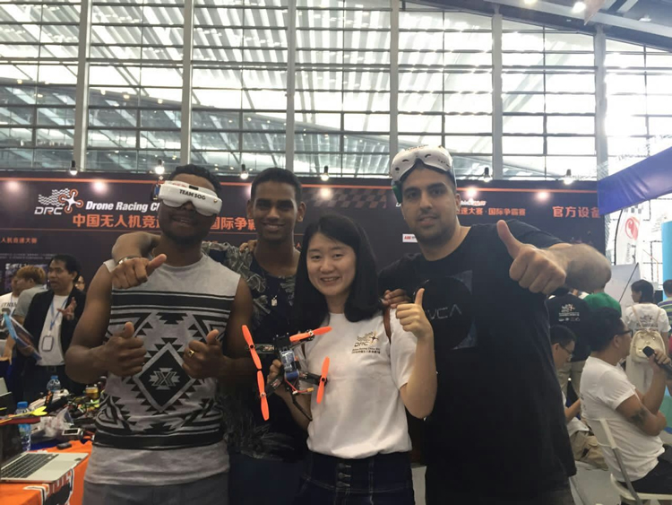 Dino Joghi eindigt in top 3 tijdens Drone Racing China 2016