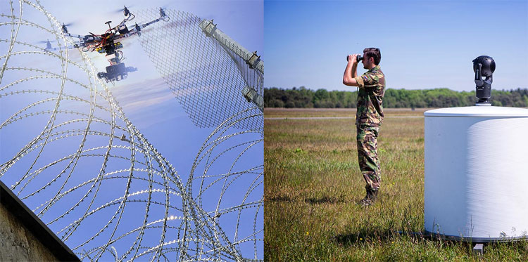 Robin Radar maakt jacht op ongewenste drones Frisian Flag 2019